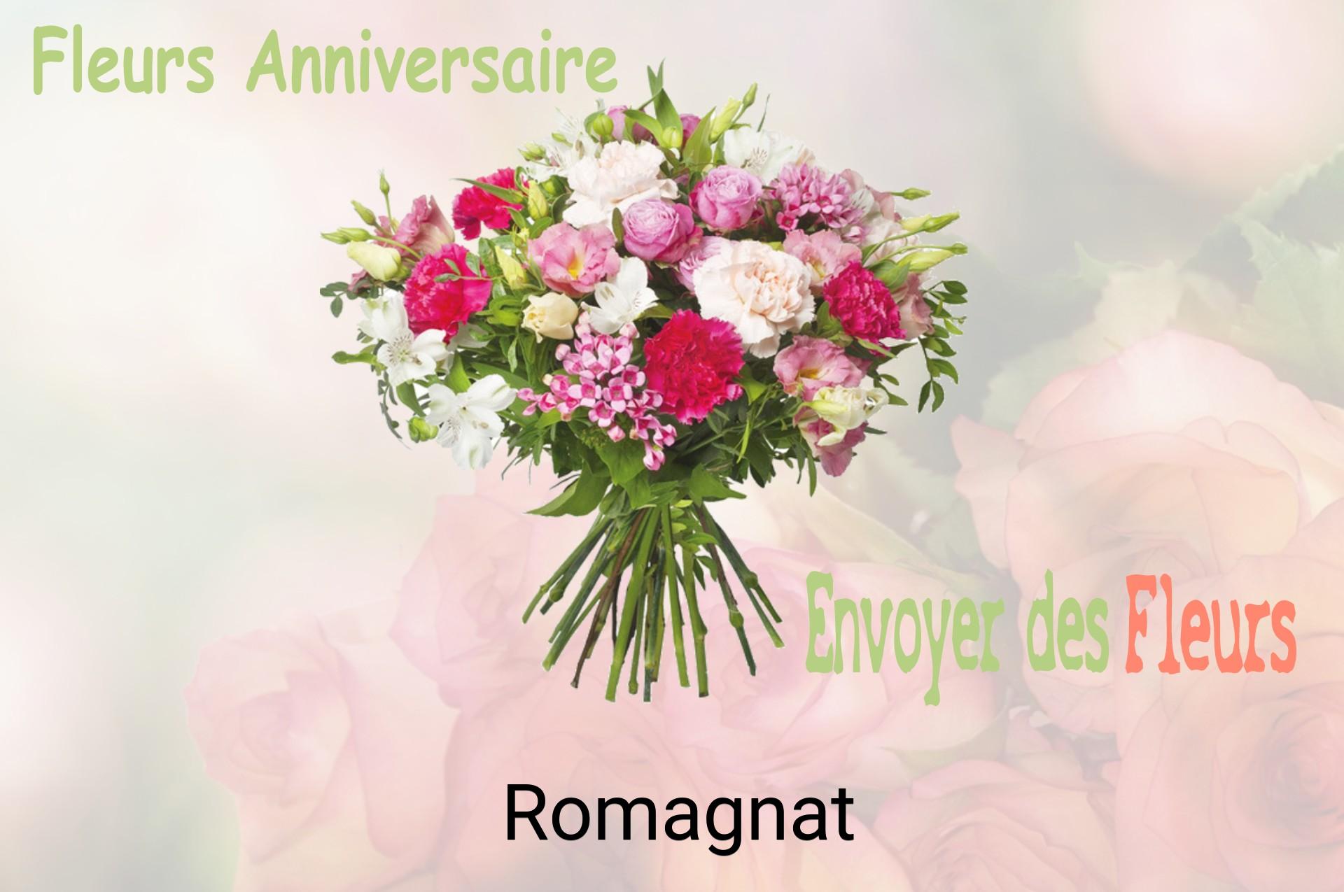 Bouquet de fleurs d’anniversaire livré à Romagnat